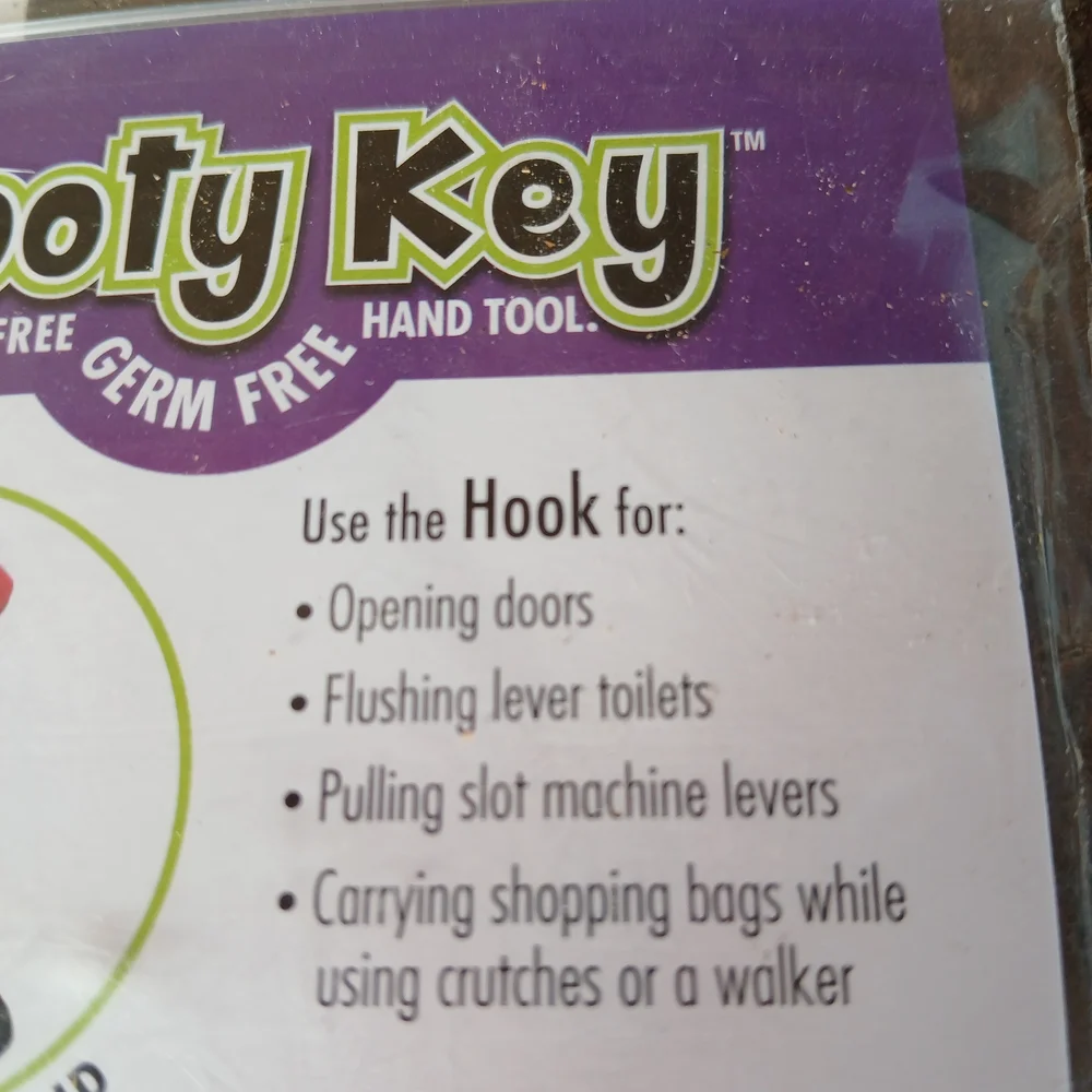 Original KOOTY KEY No-Touch Tool Set  BLACK GERM Gag Gift Festival Gear Stocking - Picture 8 of 10